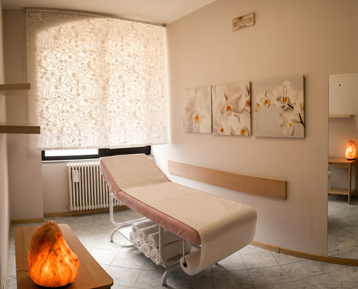 Cabina trattamenti viso del centro AMA-TI